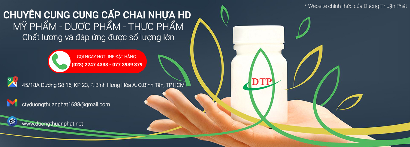 Chai PET HD đựng Mỹ Phẩm - Dược Phẩm